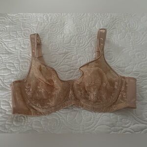 Natori Beautiful Fit Demi Underwire Beige Bra Sz 38 C